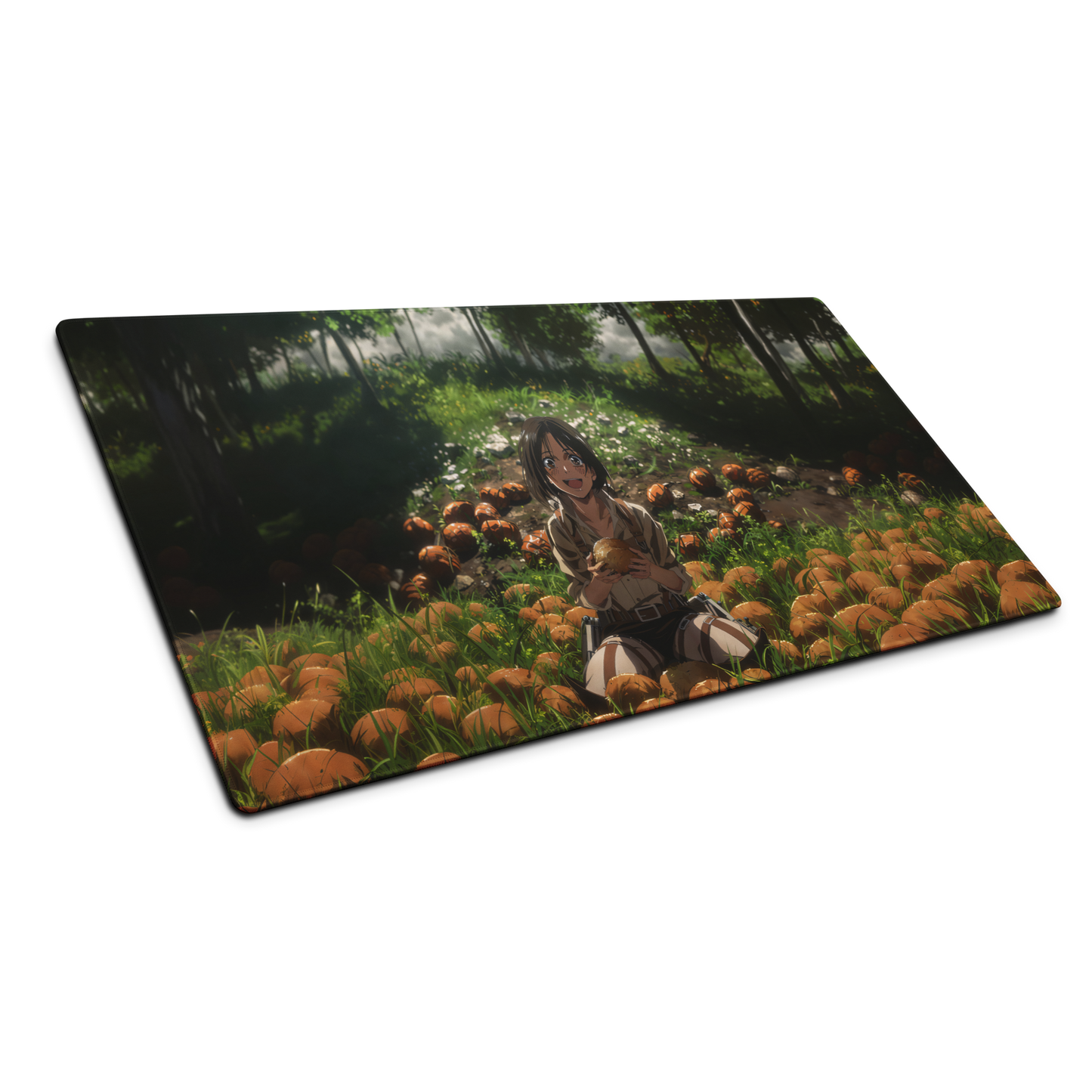 Sasha Braus in a Bread Field Gaming Mouse Pad
