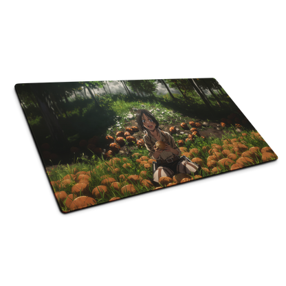 Sasha Braus in a Bread Field Gaming Mouse Pad