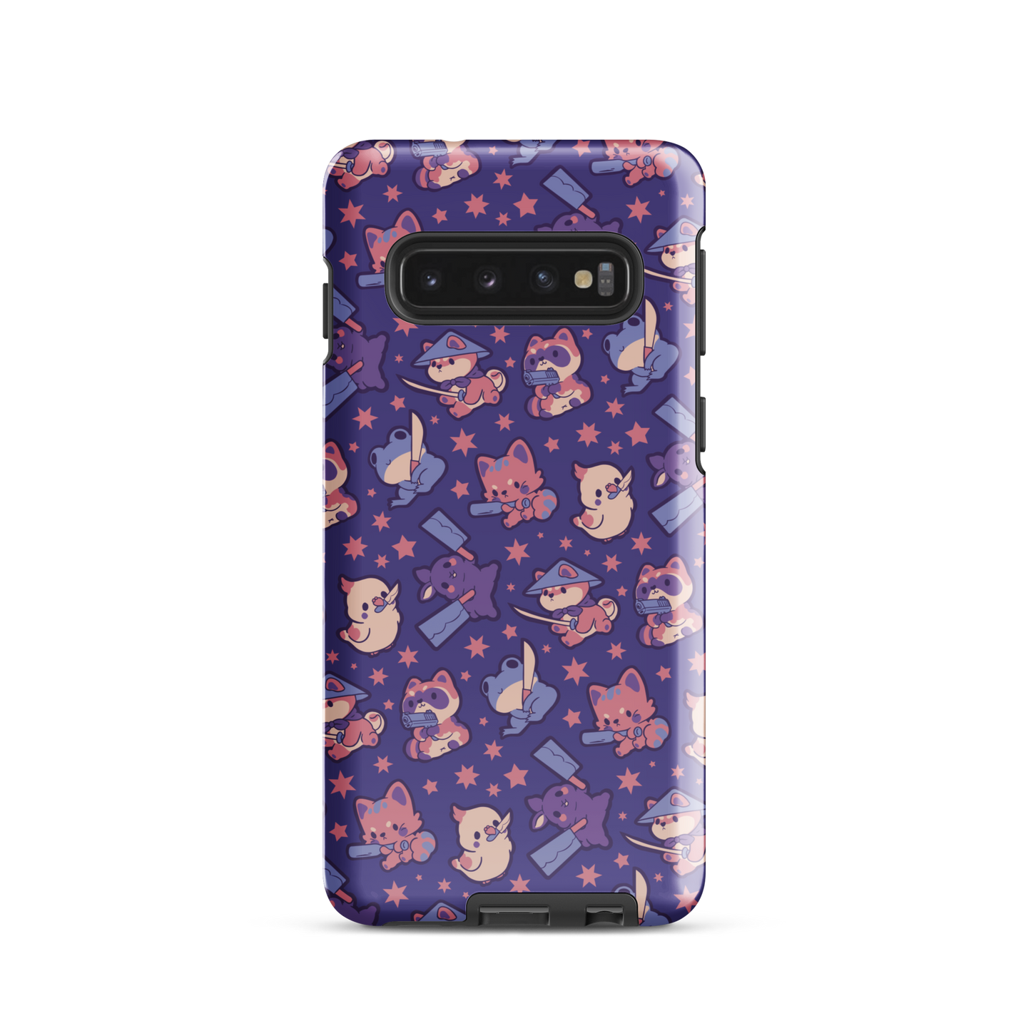 Cute armed Animals (Purple) Tough Case for Samsung®