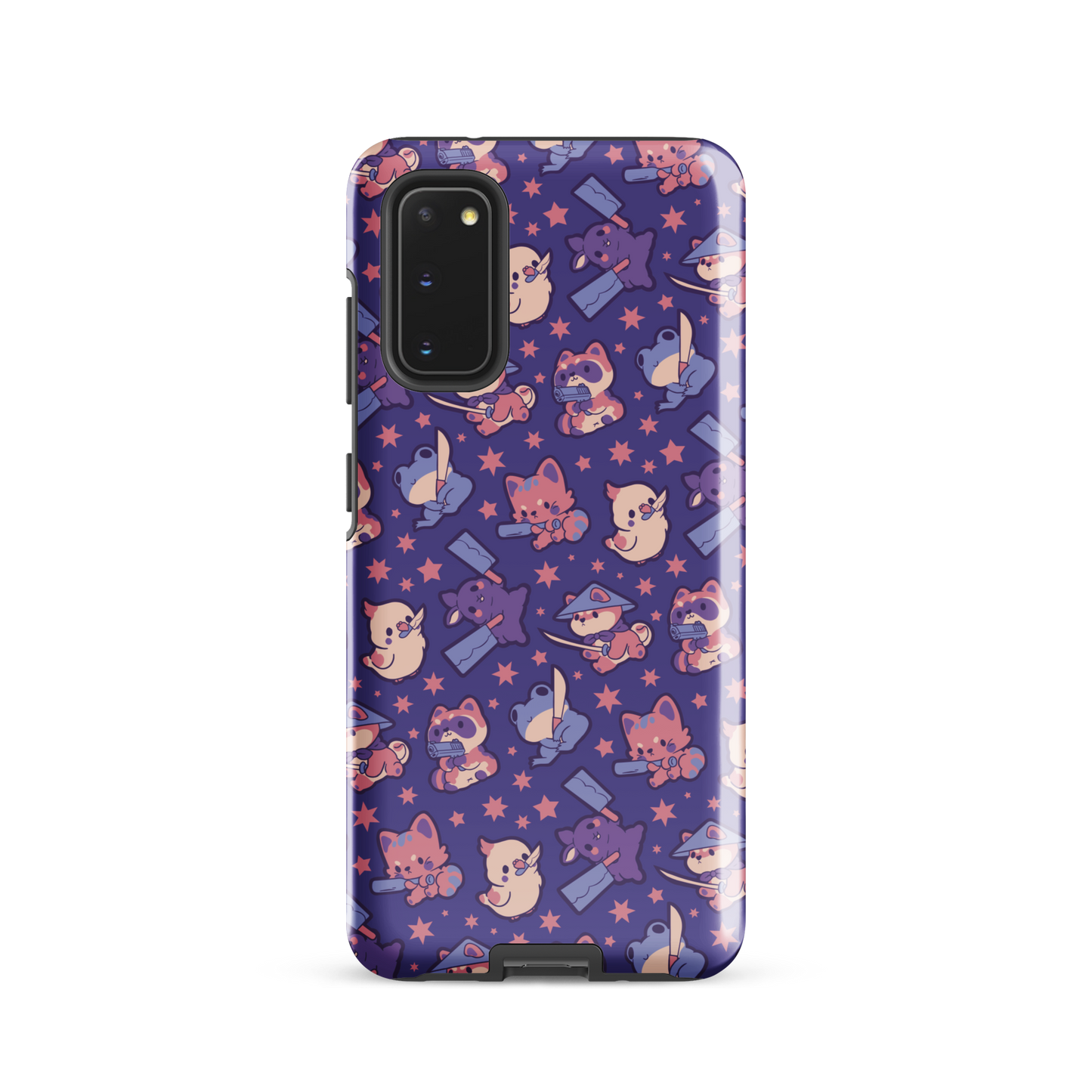 Cute armed Animals (Purple) Tough Case for Samsung®