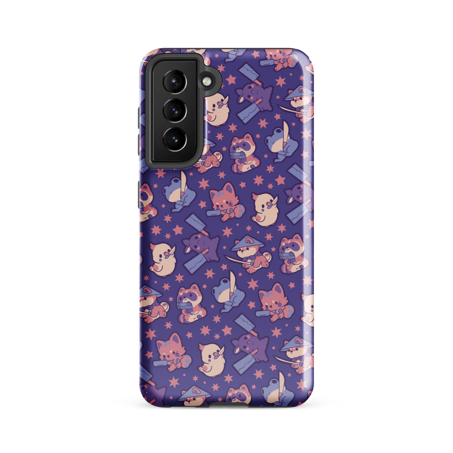 Cute armed Animals (Purple) Tough Case for Samsung®