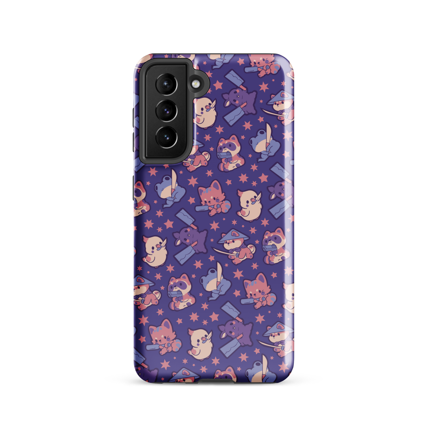 Cute armed Animals (Purple) Tough Case for Samsung®