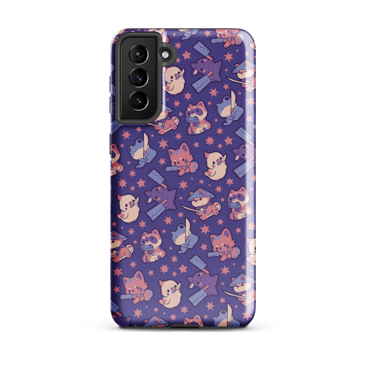 Cute armed Animals (Purple) Tough Case for Samsung®