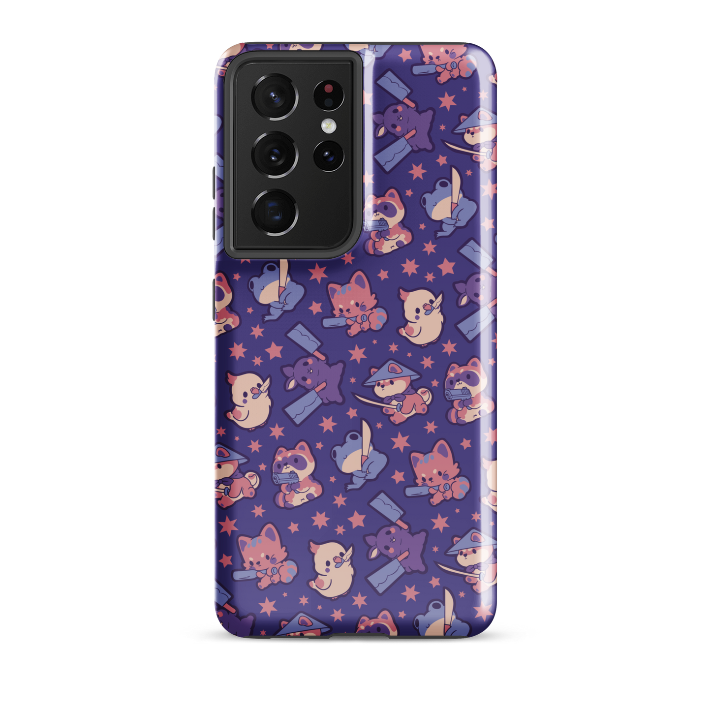Cute armed Animals (Purple) Tough Case for Samsung®