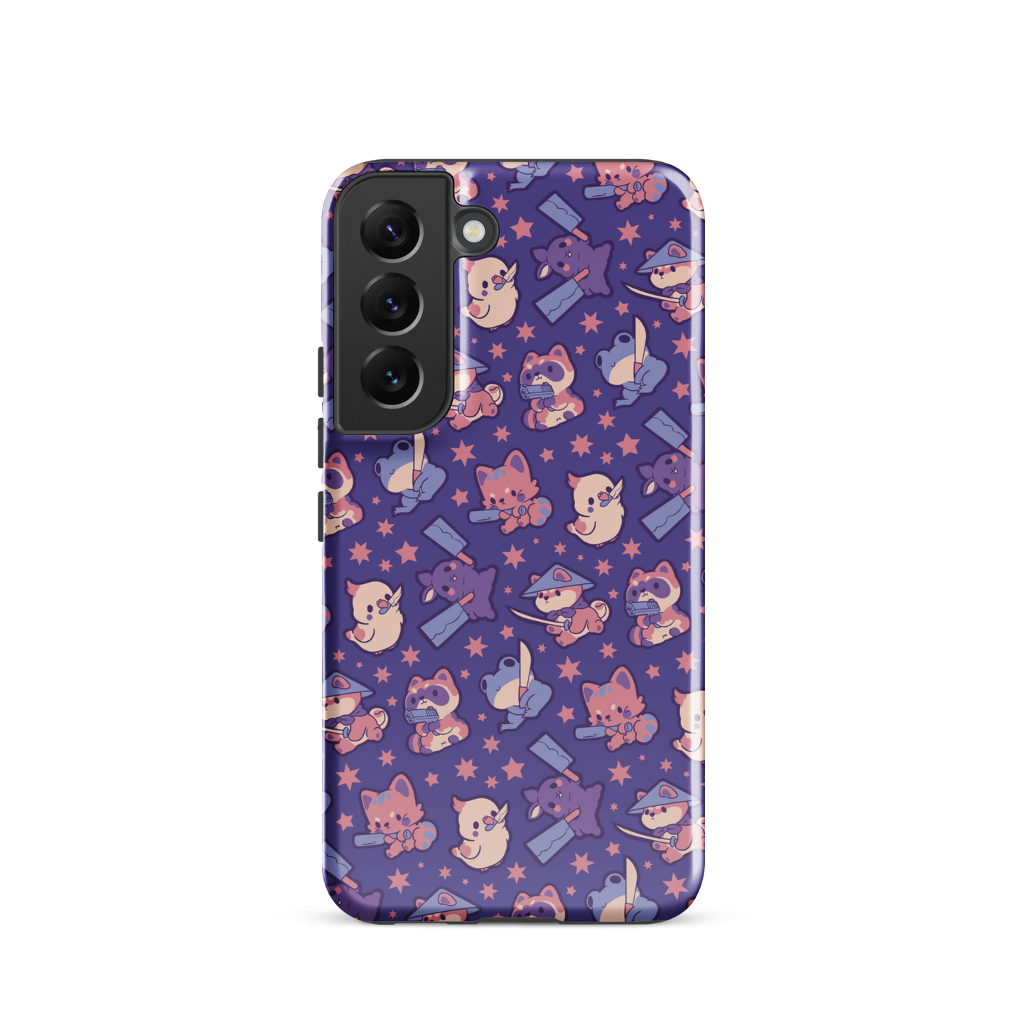 Cute armed Animals (Purple) Tough Case for Samsung®