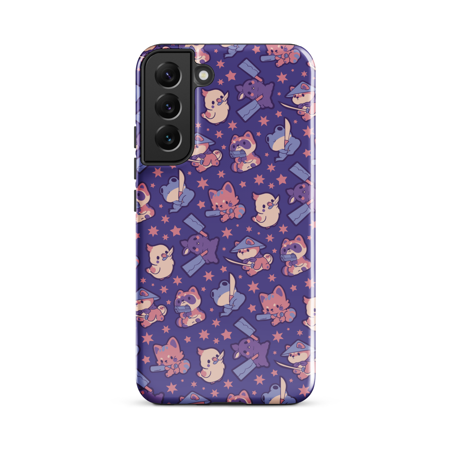 Cute armed Animals (Purple) Tough Case for Samsung®