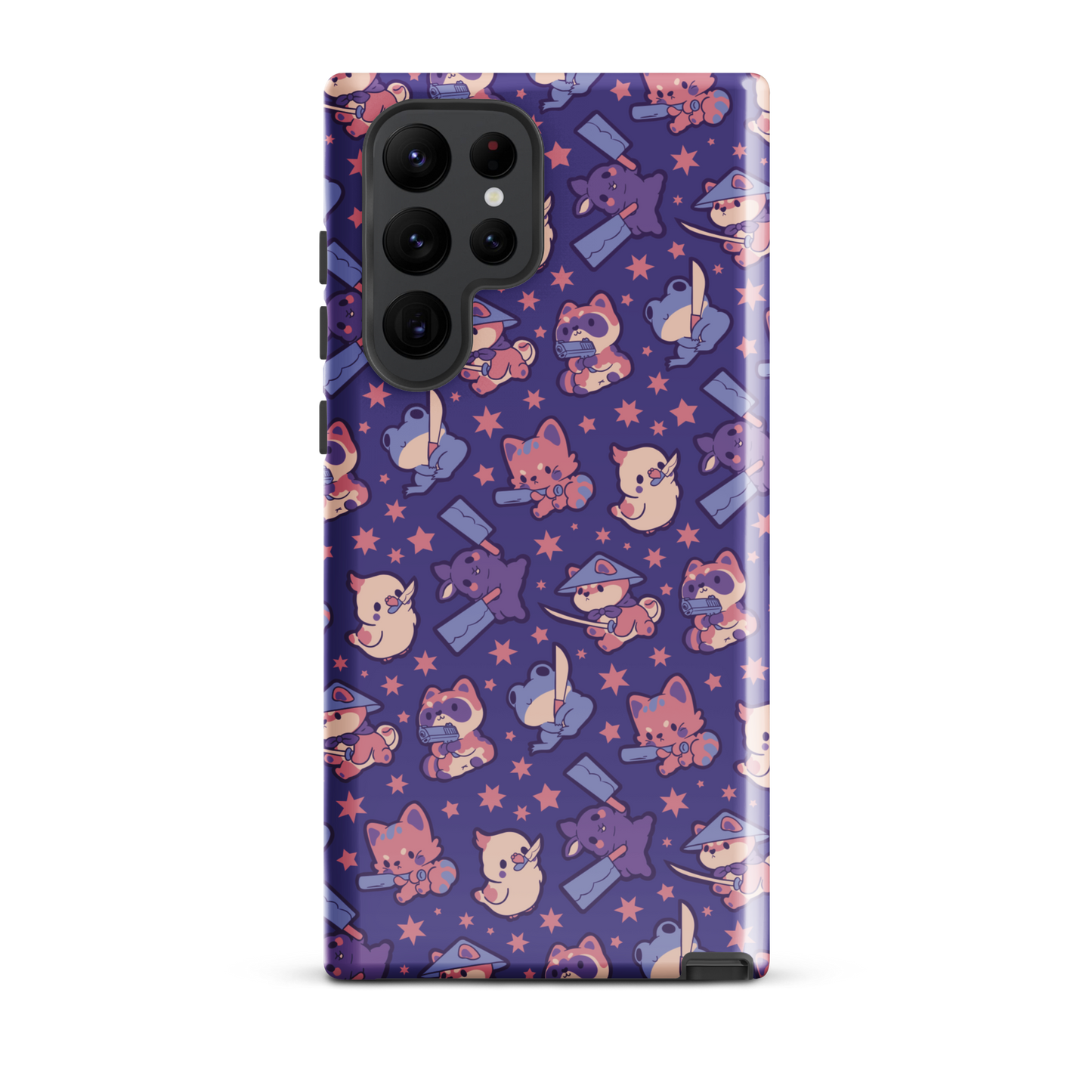 Cute armed Animals (Purple) Tough Case for Samsung®