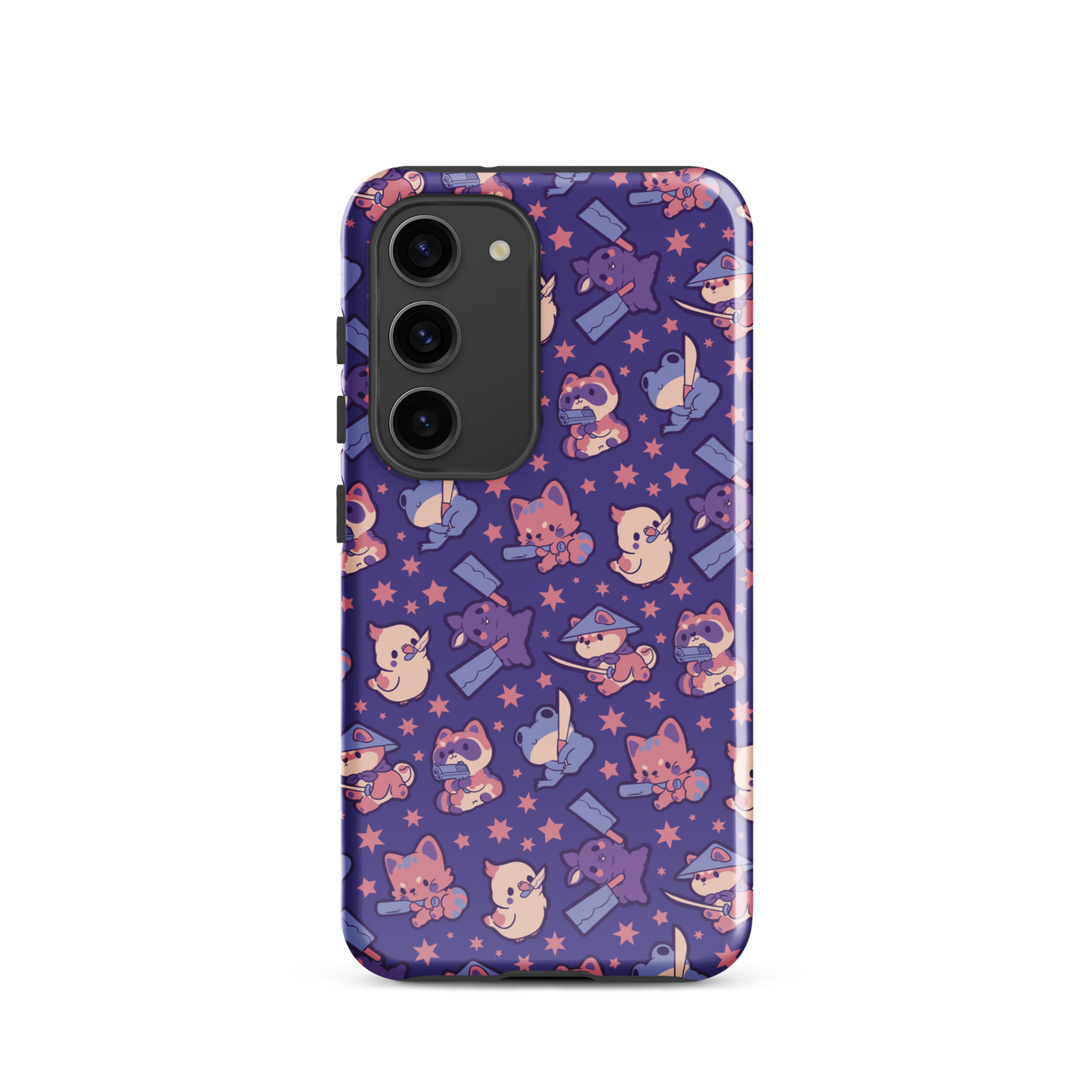 Cute armed Animals (Purple) Tough Case for Samsung®