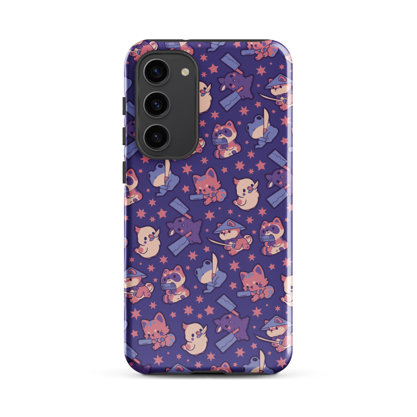 Cute armed Animals (Purple) Tough Case for Samsung®