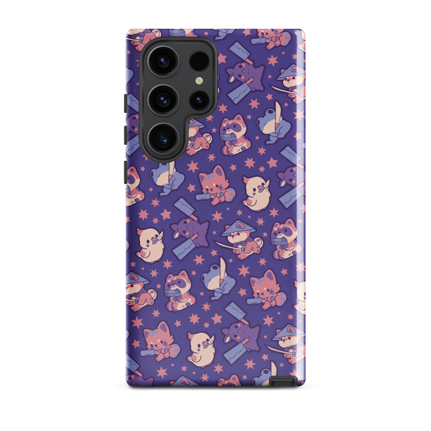 Cute armed Animals (Purple) Tough Case for Samsung®