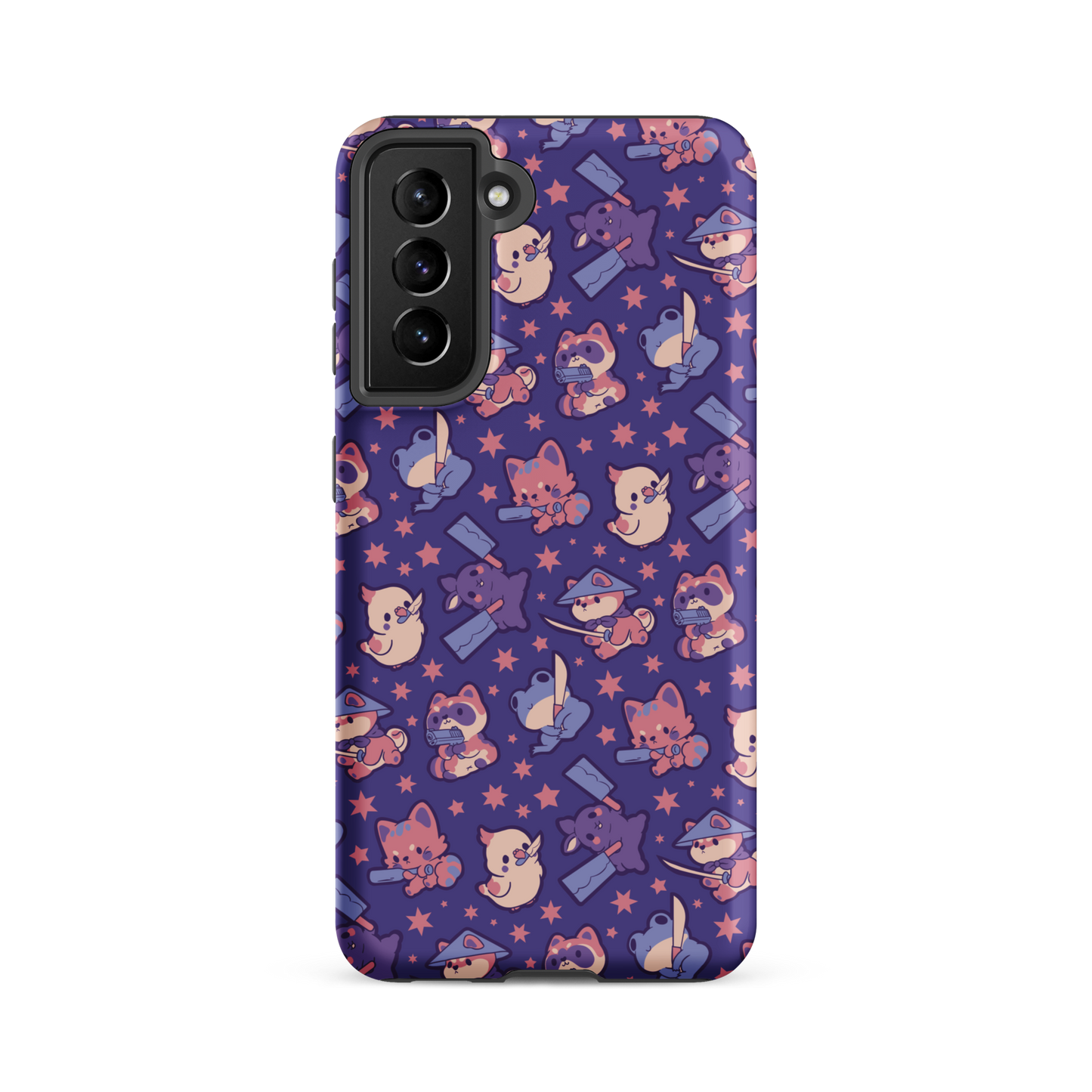 Cute armed Animals (Purple) Tough Case for Samsung®
