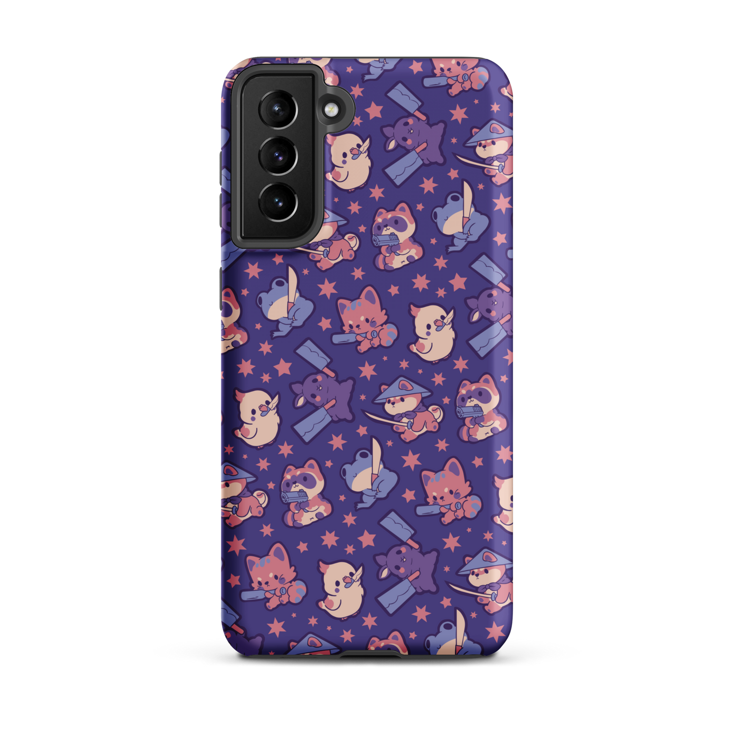 Cute armed Animals (Purple) Tough Case for Samsung®