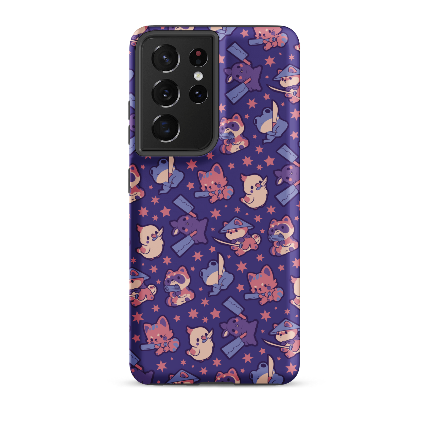 Cute armed Animals (Purple) Tough Case for Samsung®