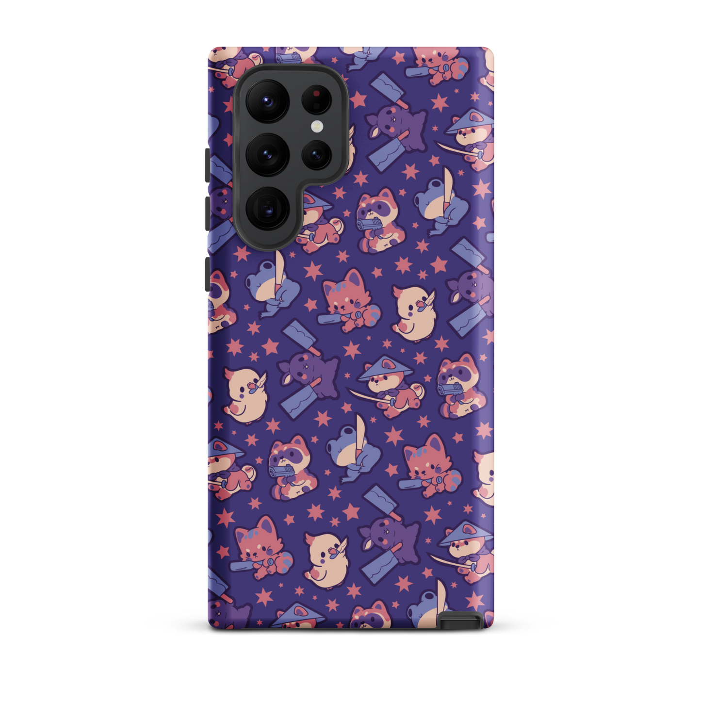 Cute armed Animals (Purple) Tough Case for Samsung®