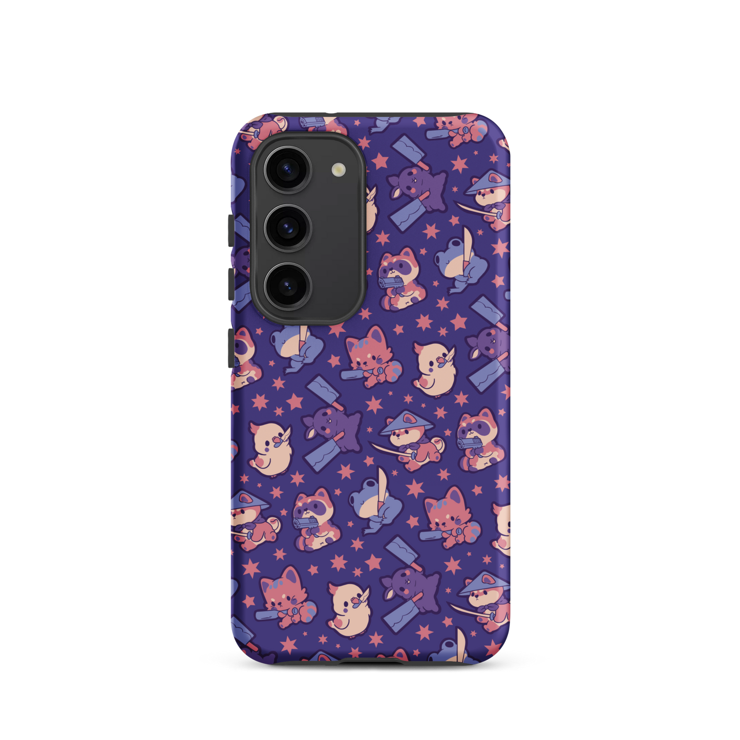 Cute armed Animals (Purple) Tough Case for Samsung®