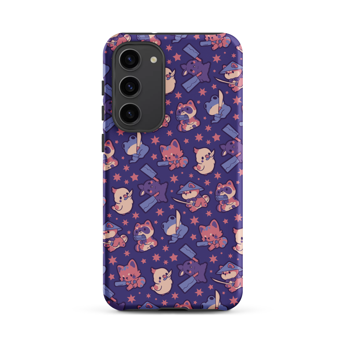 Cute armed Animals (Purple) Tough Case for Samsung®