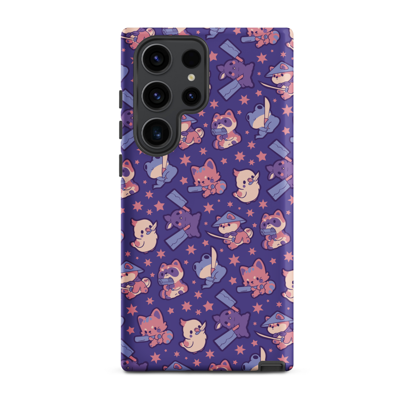 Cute armed Animals (Purple) Tough Case for Samsung®