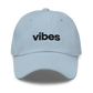 "vibes" embroidered Cap - Collected Vibes