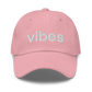 "vibes" embroidered Cap - Collected Vibes