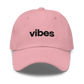 "vibes" embroidered Cap - Collected Vibes