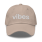 "vibes" embroidered Cap - Collected Vibes