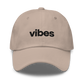 "vibes" embroidered Cap - Collected Vibes