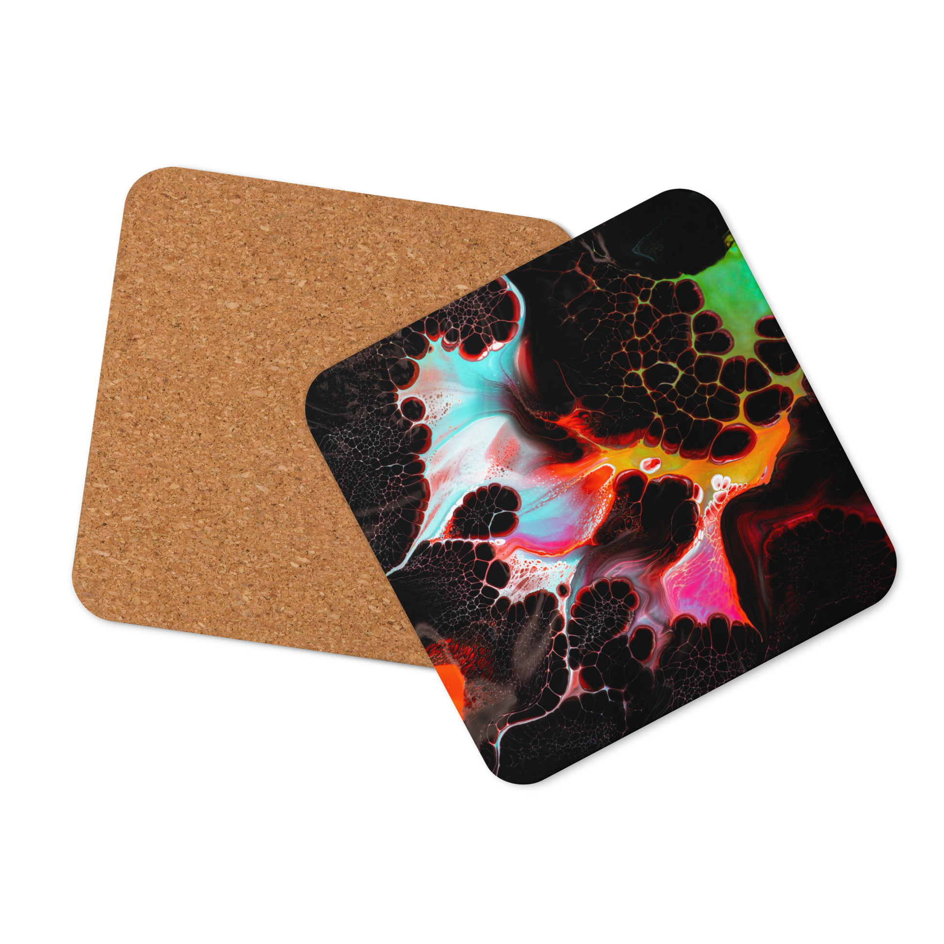 Liquid Cork-back coaster - Collected Vibes
