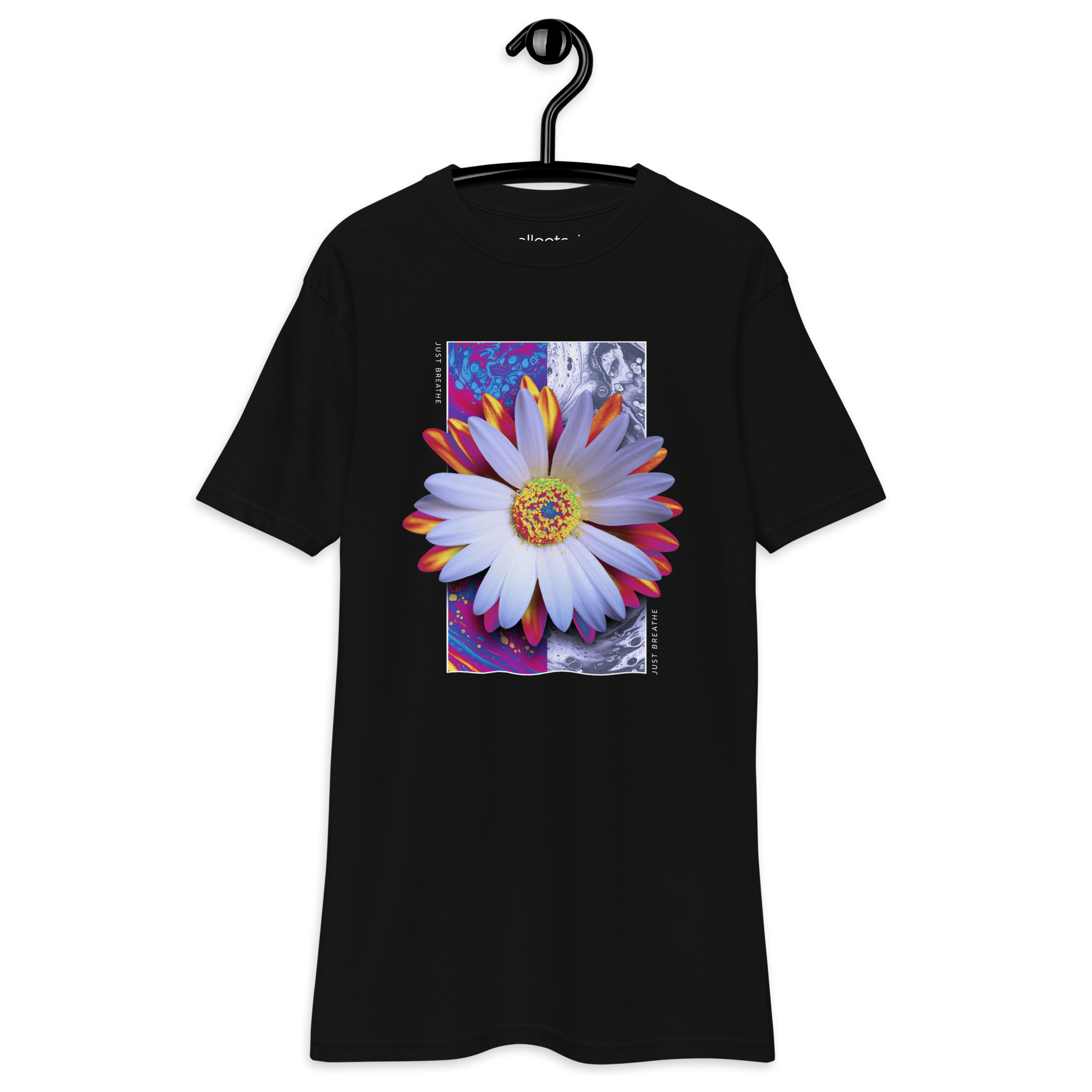 Holographic Flower Heavyweight Tee - Collected Vibes