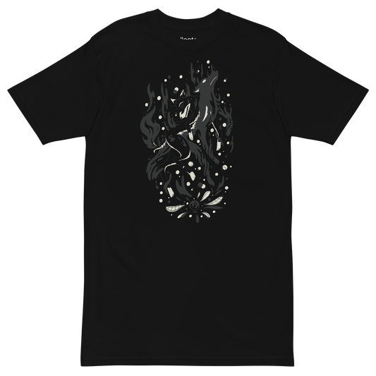 Mystic Wolf Heavyweight Tee - Collected Vibes