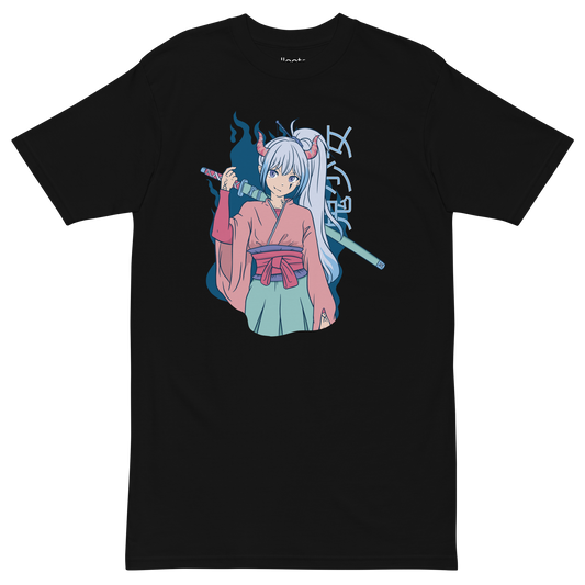 Girl with Katana Heavyweight Tee - Collected Vibes