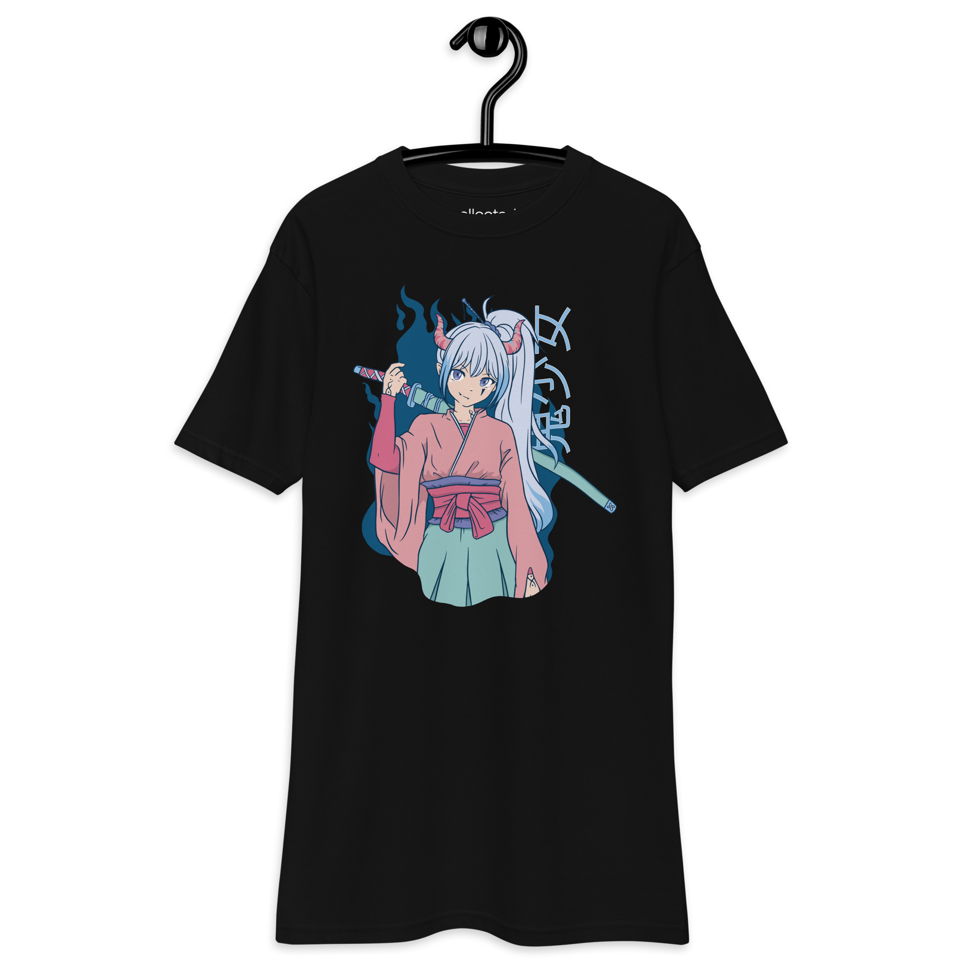 Girl with Katana Heavyweight Tee - Collected Vibes