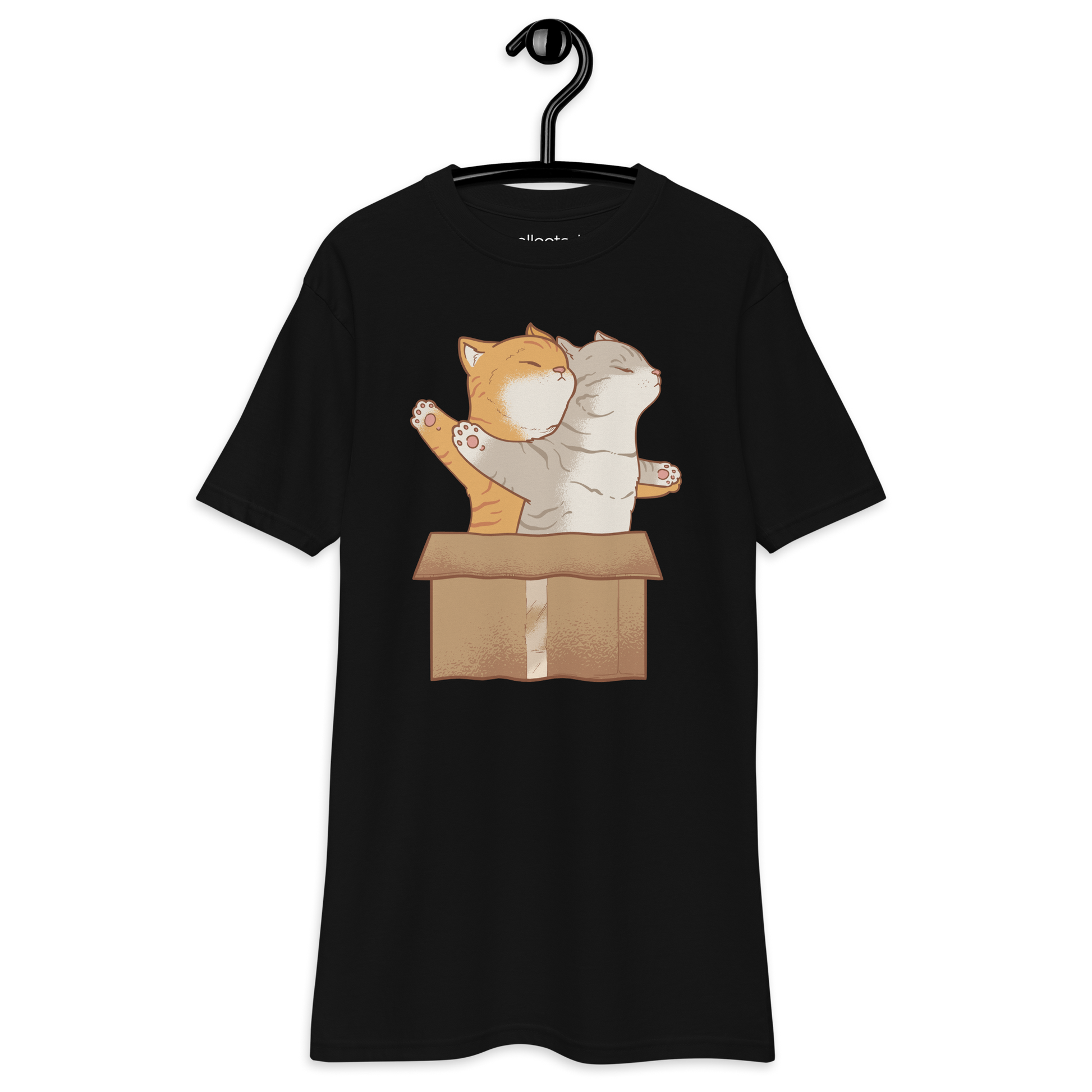 Cute Titanic Cats Heavyweight Tee - Collected Vibes