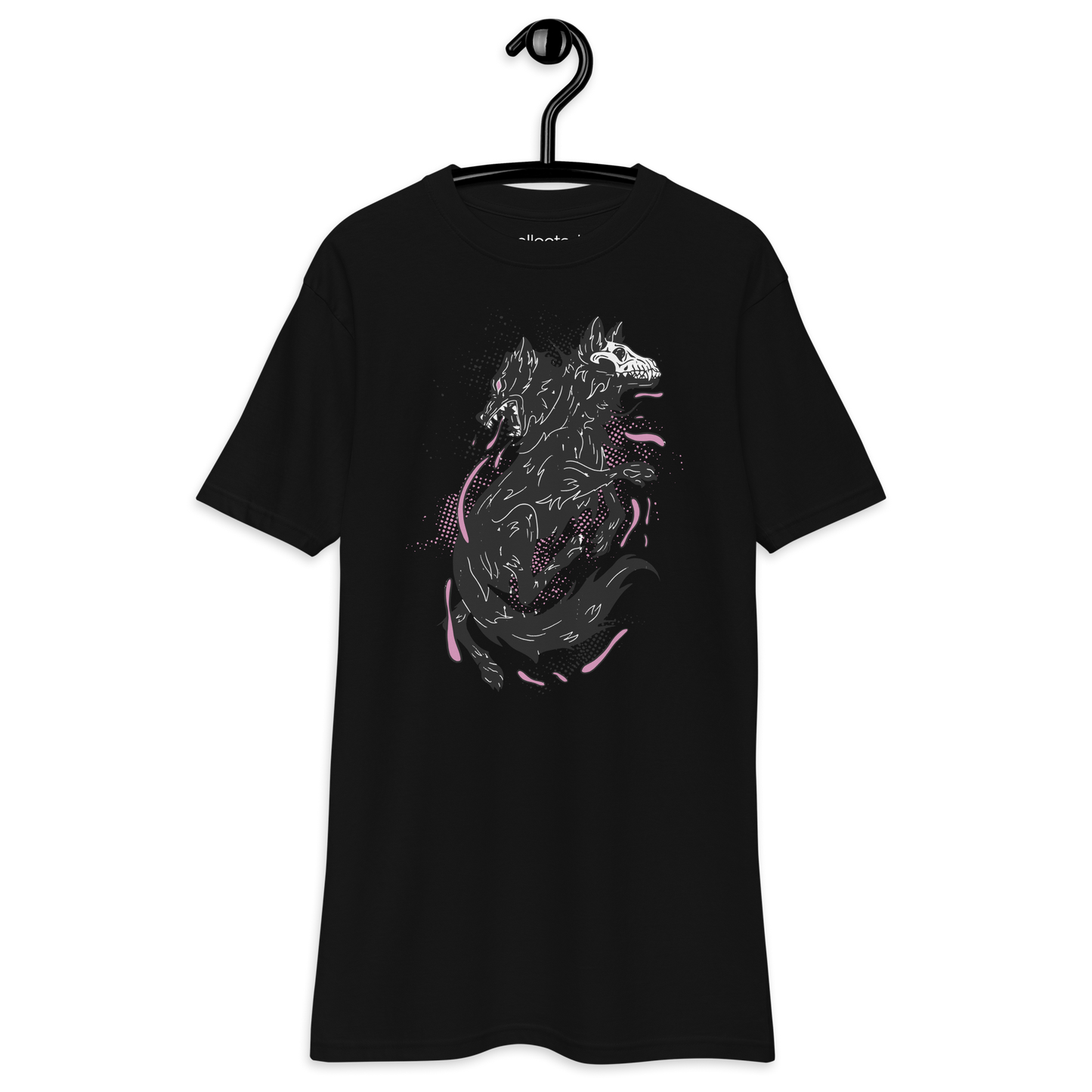 2 Headed Darkwolf Heavyweight Tee - Collected Vibes