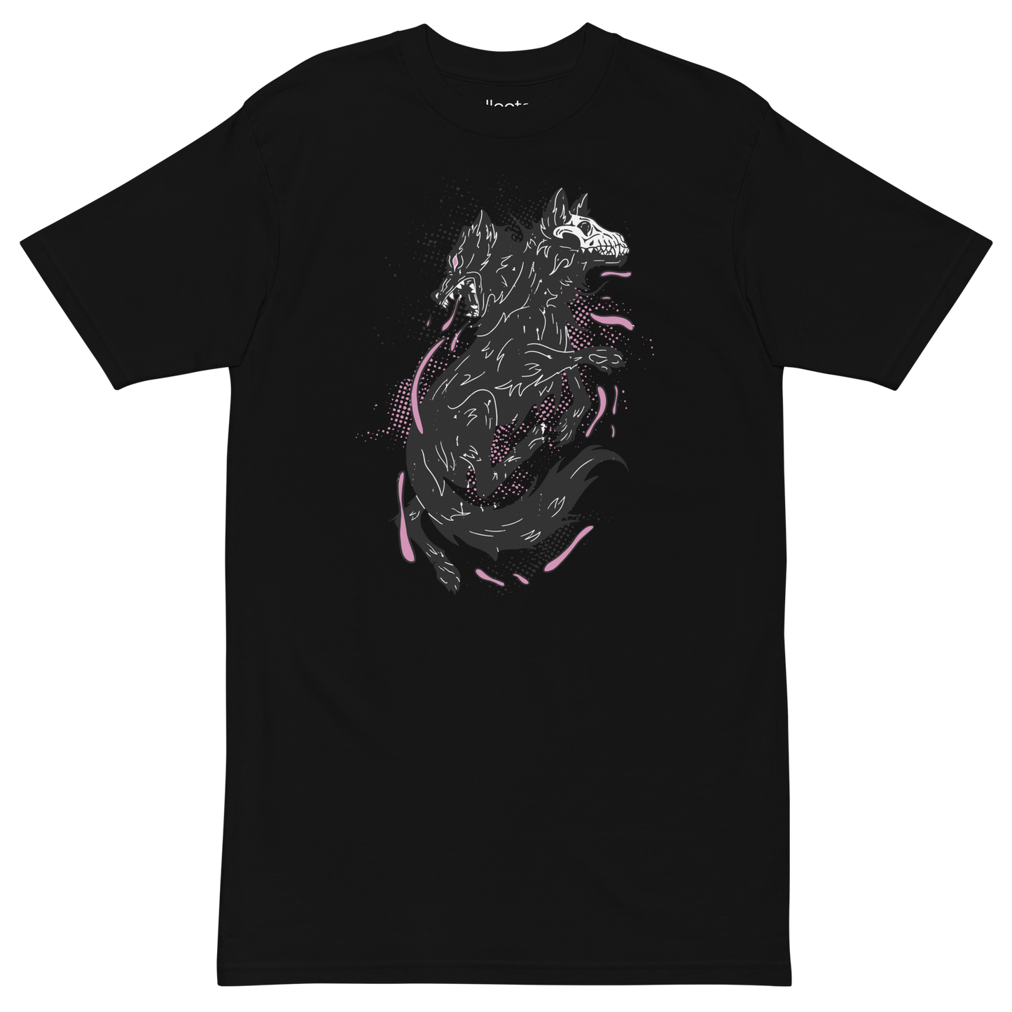 2 Headed Darkwolf Heavyweight Tee - Collected Vibes