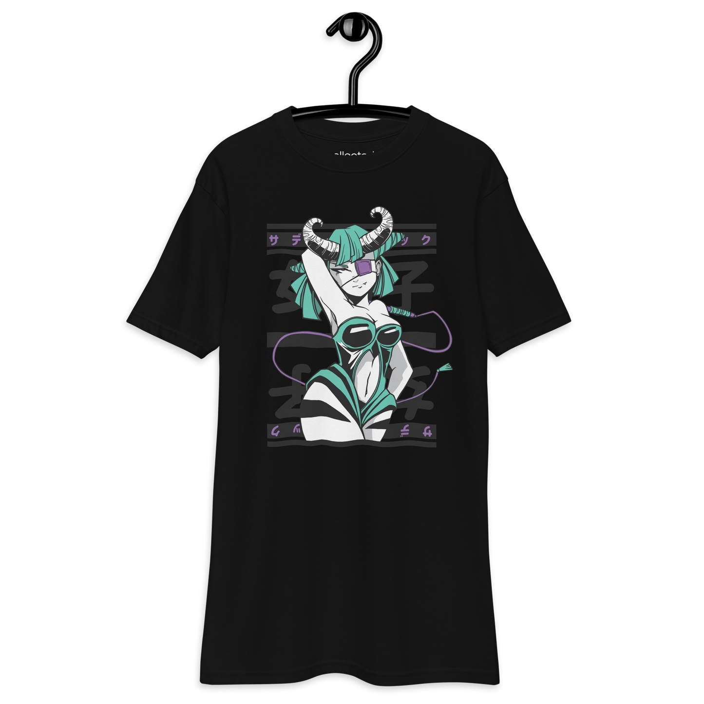 Playful Devilish Girl Heavyweight Tee - Collected Vibes
