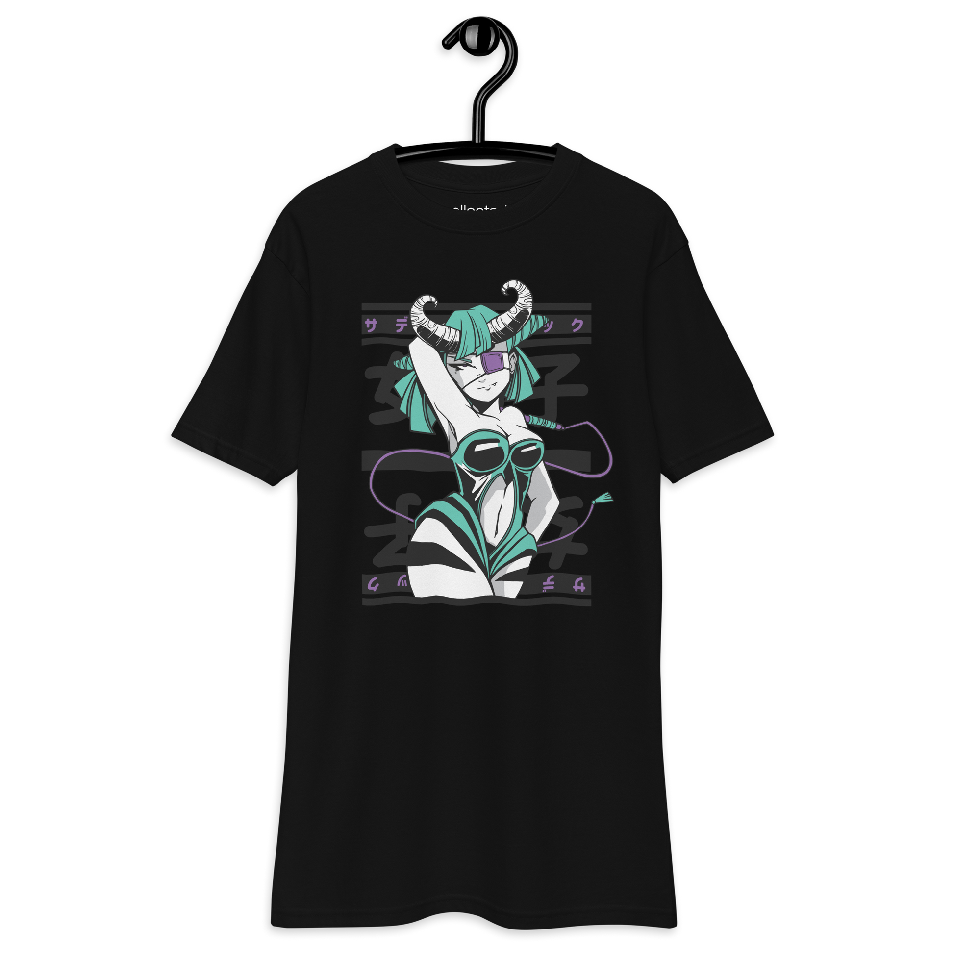 Playful Devilish Girl Heavyweight Tee - Collected Vibes