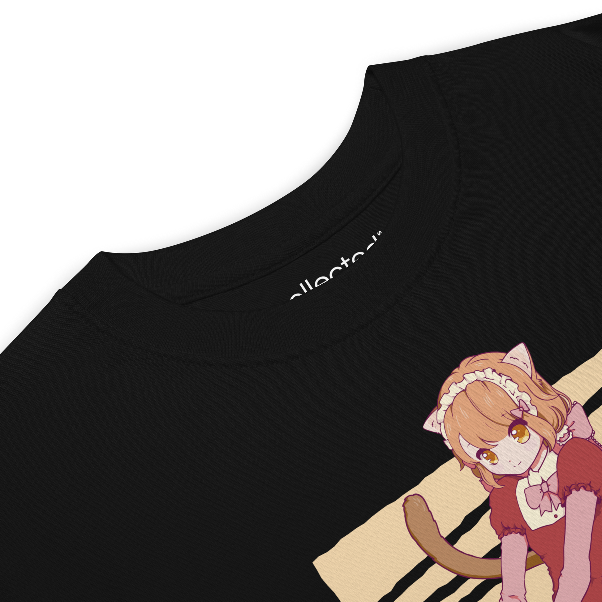 Cute Girl on a Strawberry Heavyweight Tee - Collected Vibes