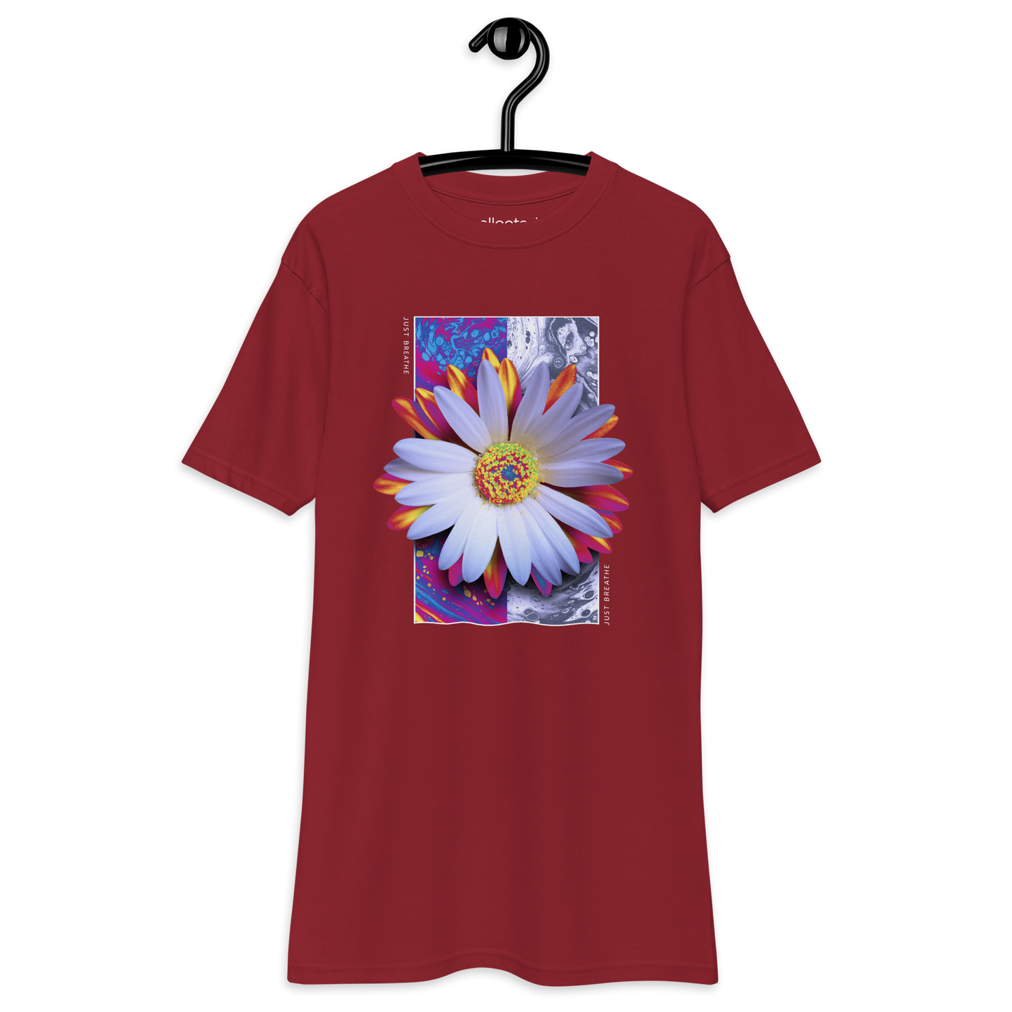 Holographic Flower Heavyweight Tee - Collected Vibes