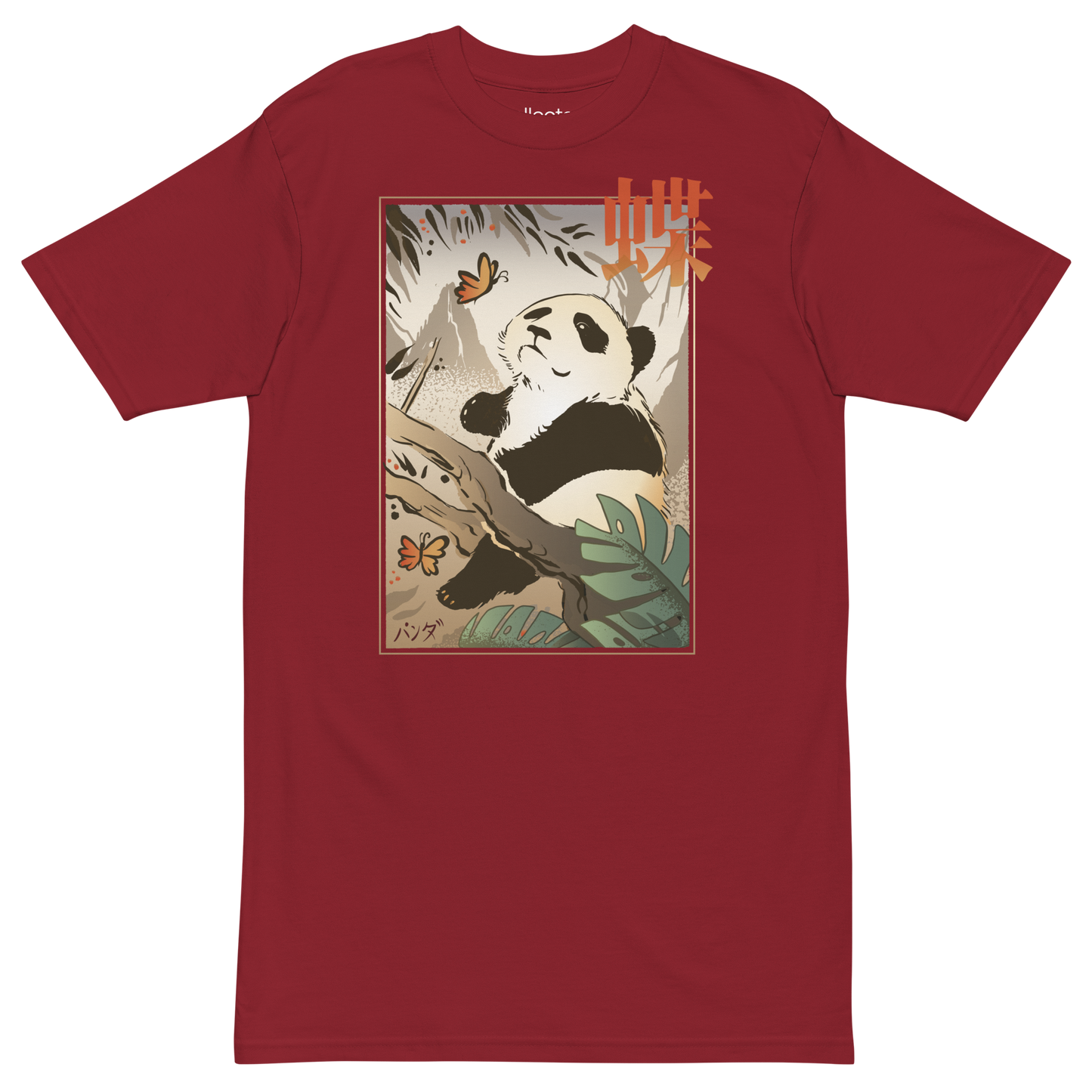 Panda with Butterfly Heavyweight Tee - Collected Vibes