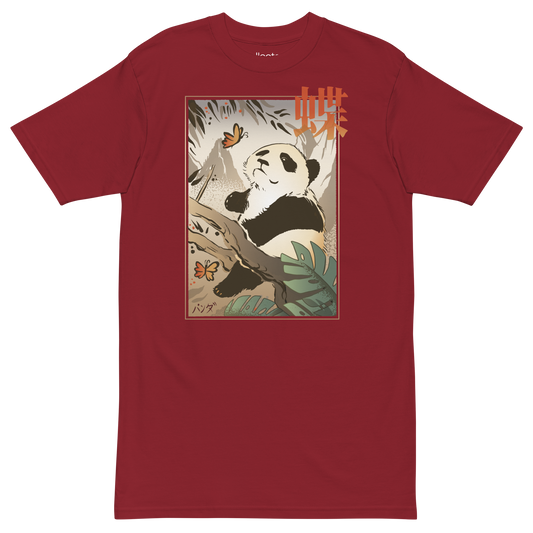 Panda with Butterfly Heavyweight Tee - Collected Vibes