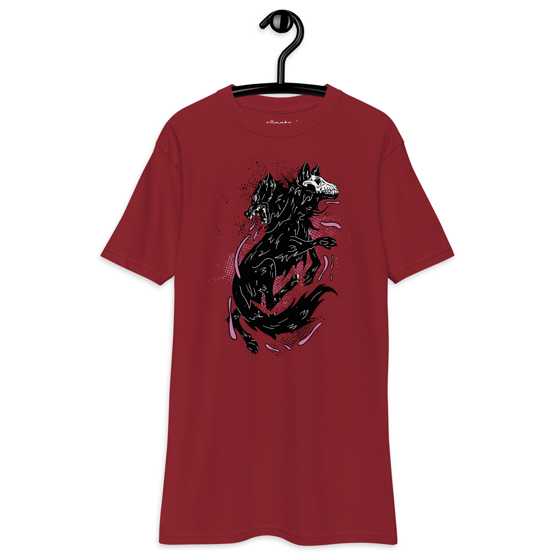 2 Headed Darkwolf Heavyweight Tee - Collected Vibes