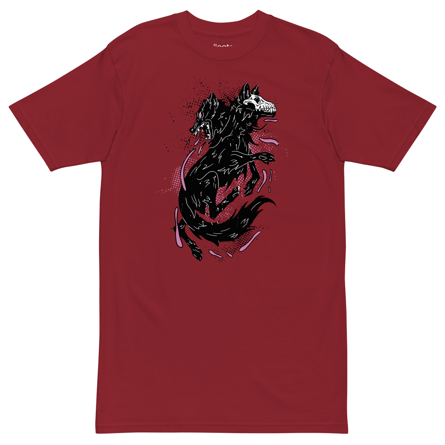 2 Headed Darkwolf Heavyweight Tee - Collected Vibes