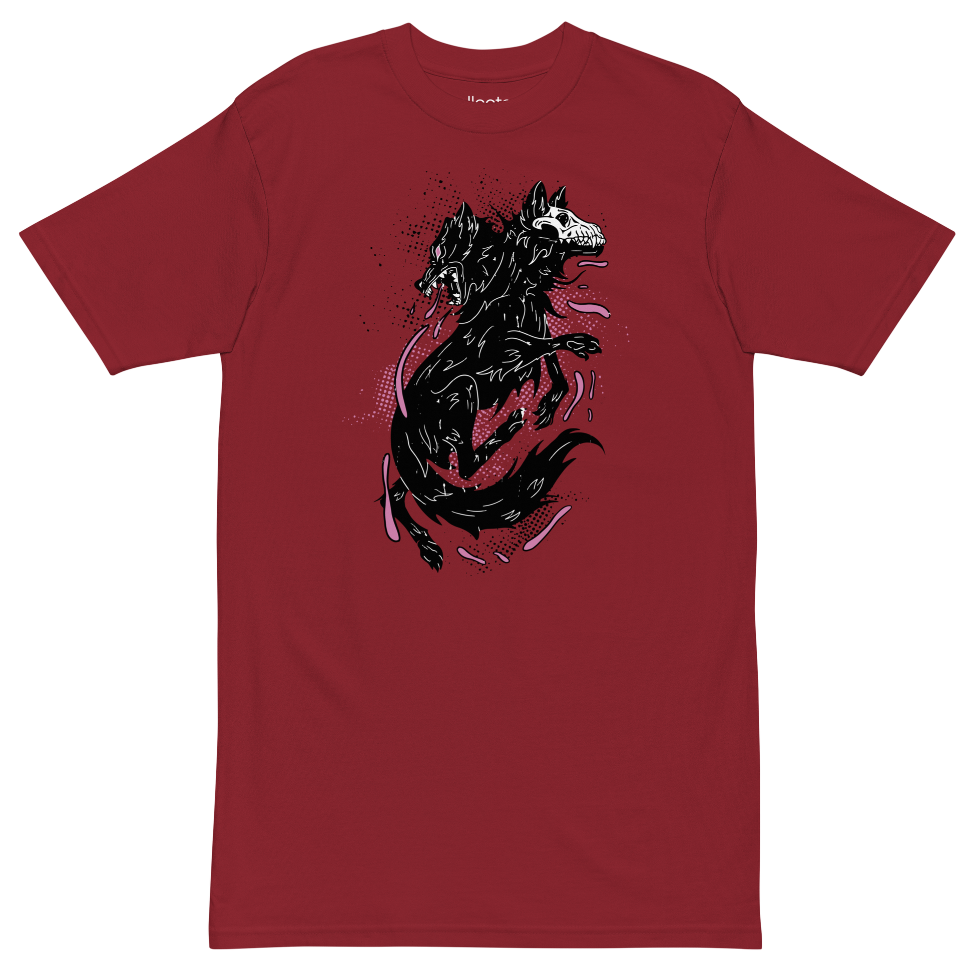 2 Headed Darkwolf Heavyweight Tee - Collected Vibes