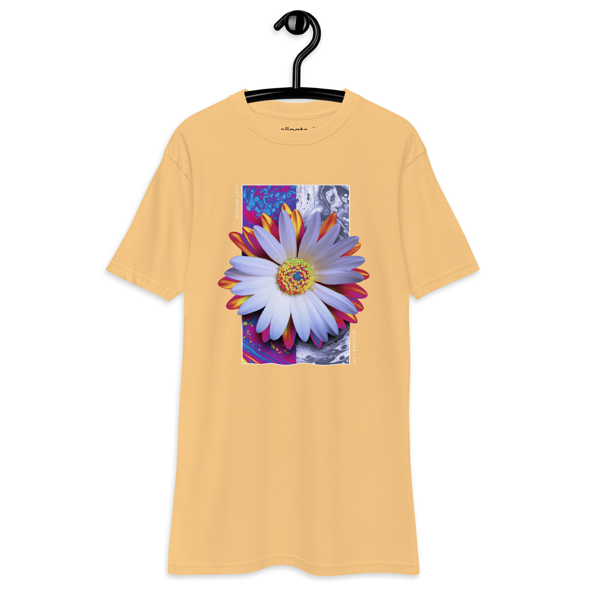 Holographic Flower Heavyweight Tee - Collected Vibes
