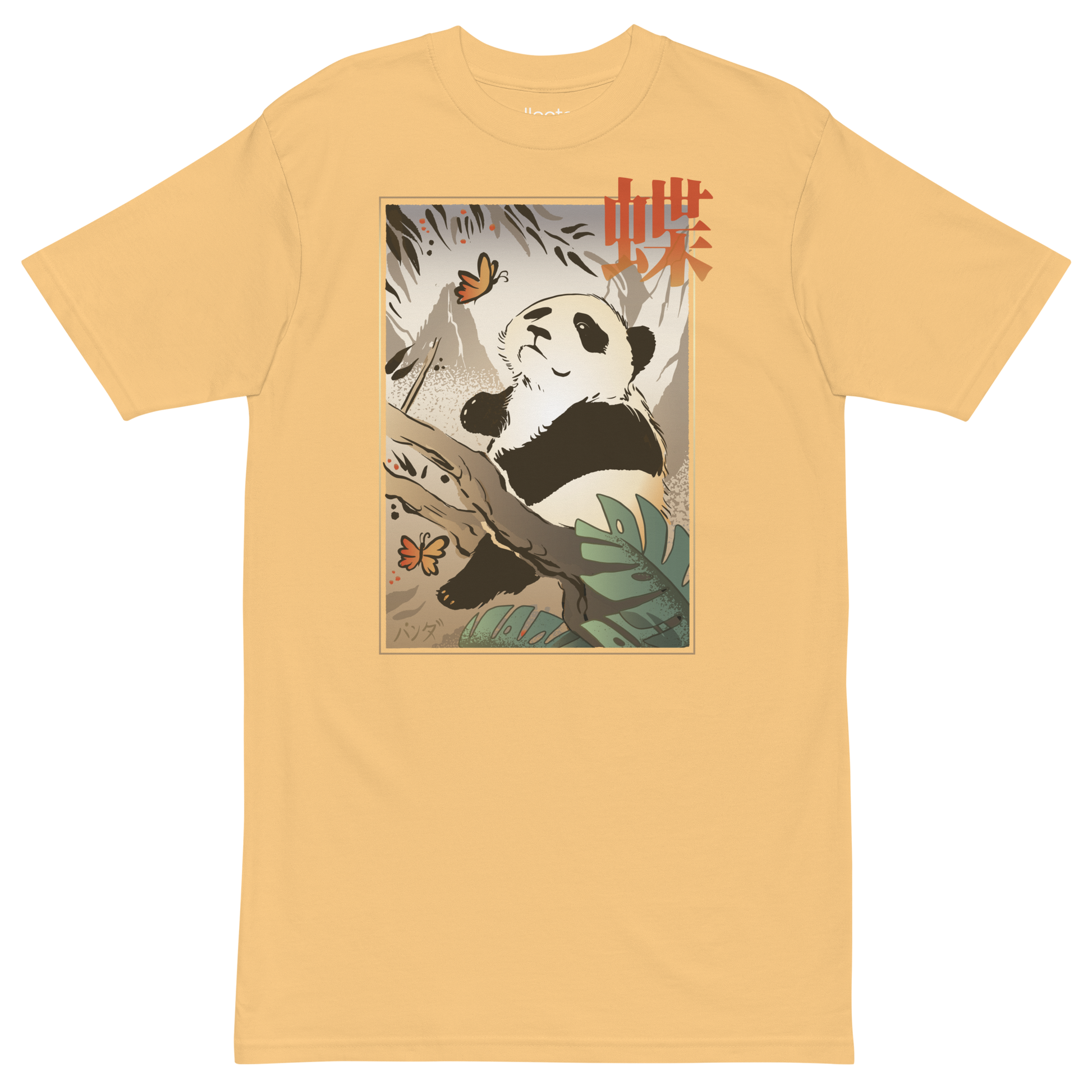 Panda with Butterfly Heavyweight Tee - Collected Vibes