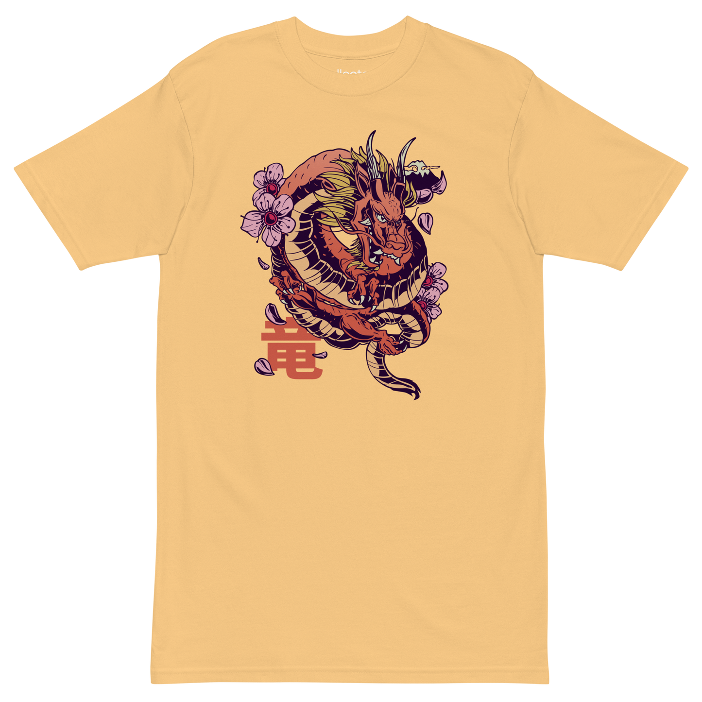 Sakura Dragon Heavyweight Tee - Collected Vibes