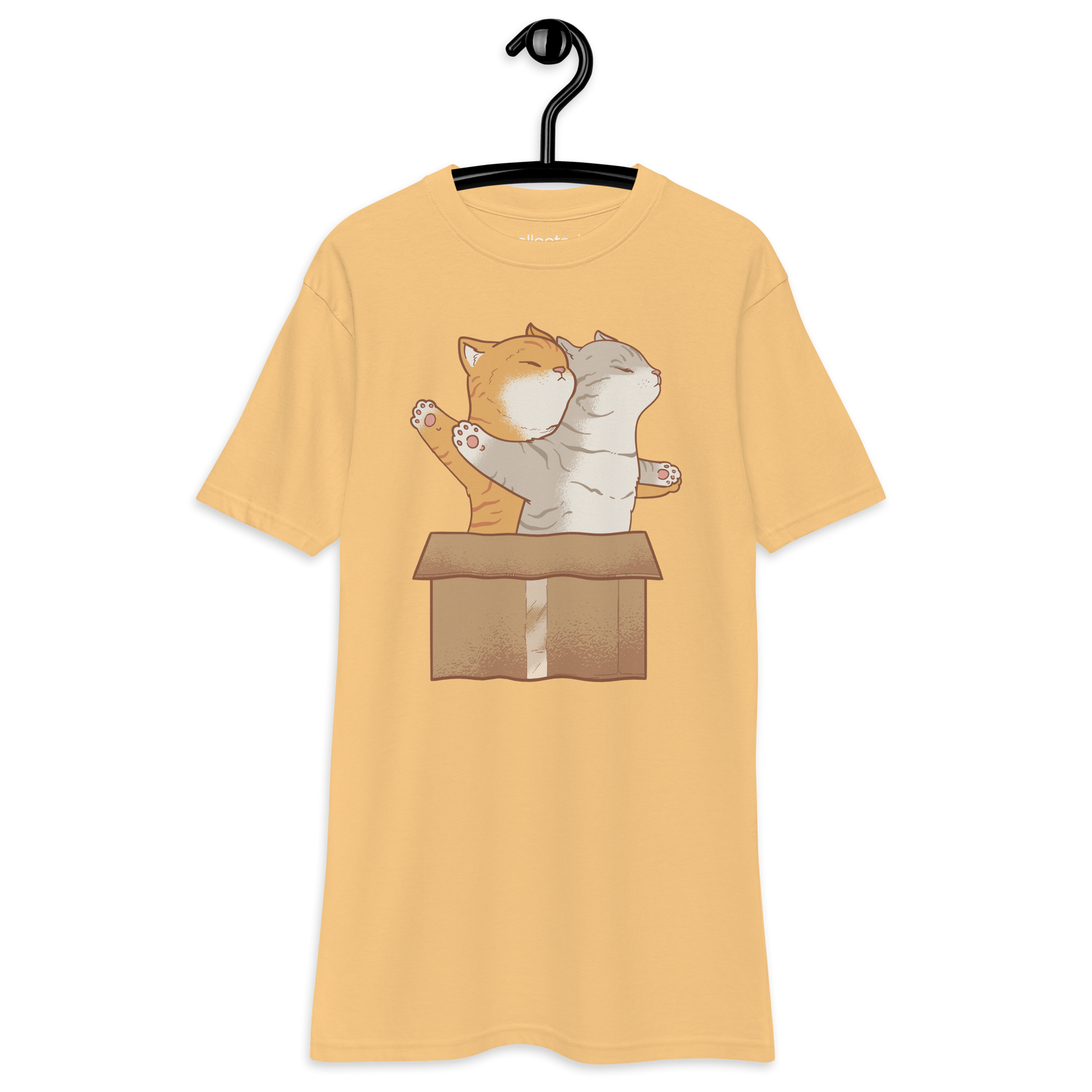 Cute Titanic Cats Heavyweight Tee - Collected Vibes