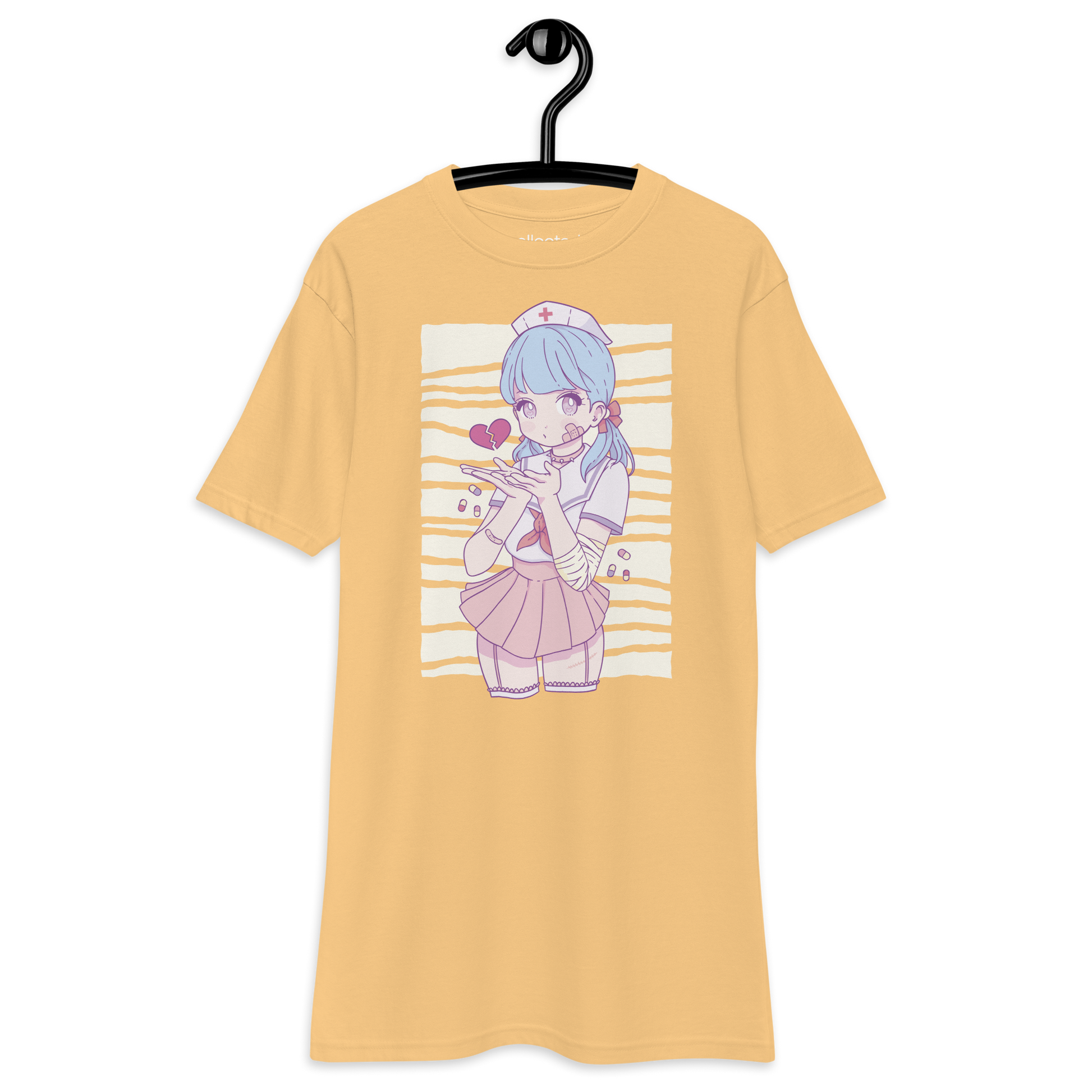Nurse with broken Heart Heavyweight Tee - Collected Vibes