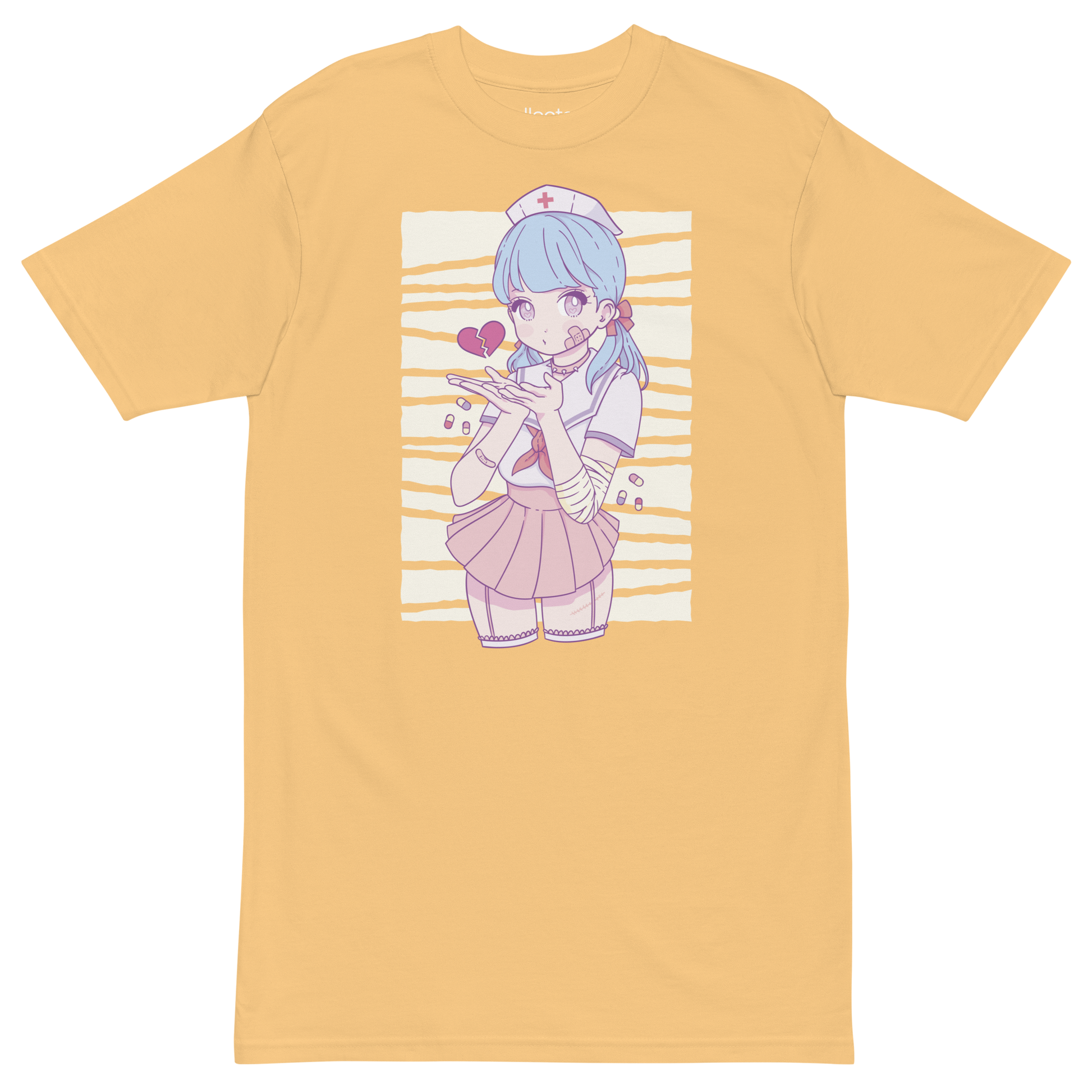 Nurse with broken Heart Heavyweight Tee - Collected Vibes