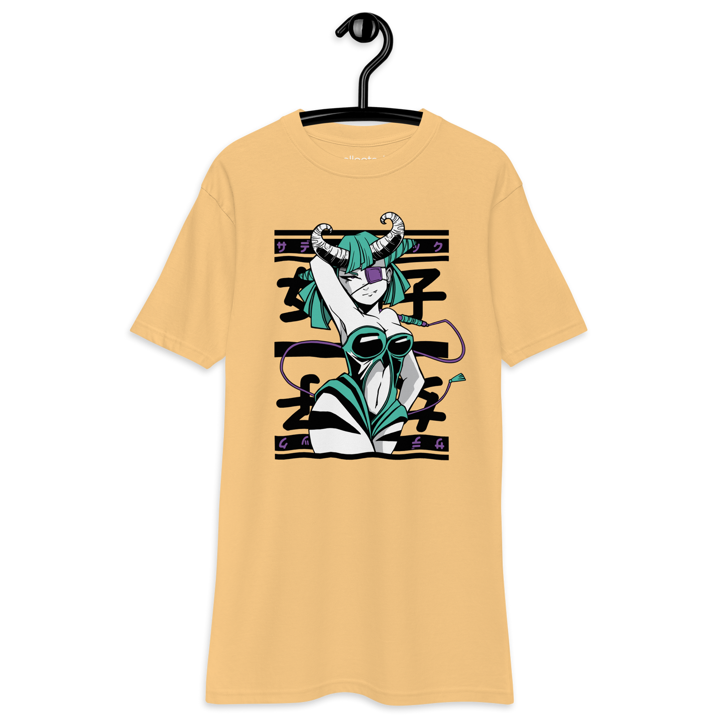 Playful Devilish Girl Heavyweight Tee - Collected Vibes